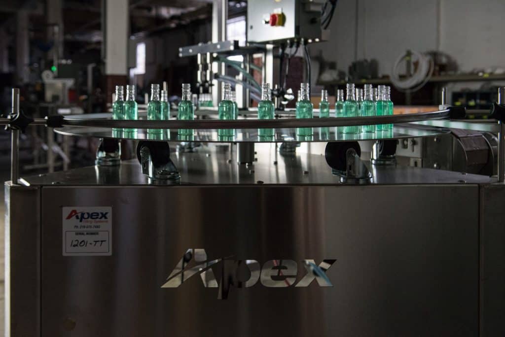 An Apex filling system at work