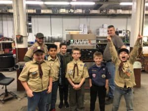 Pack 880 of the La Porte cub scouts