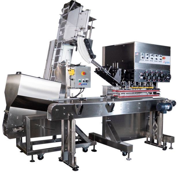 An Apex Automatic Capper - showcasing precision and efficiency for bottling lines - designed to enhance productivity and scalability for manufacturers.