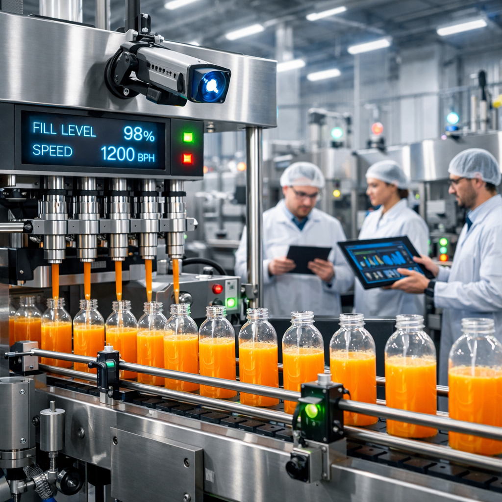 See how AI improves liquid filling accuracy and quality control with real-time adjustments, vision systems, and predictive insights.