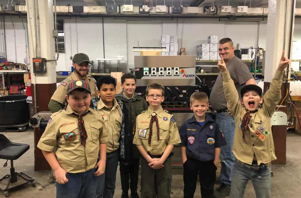 Pack 880 of the La Porte Boy Scouts