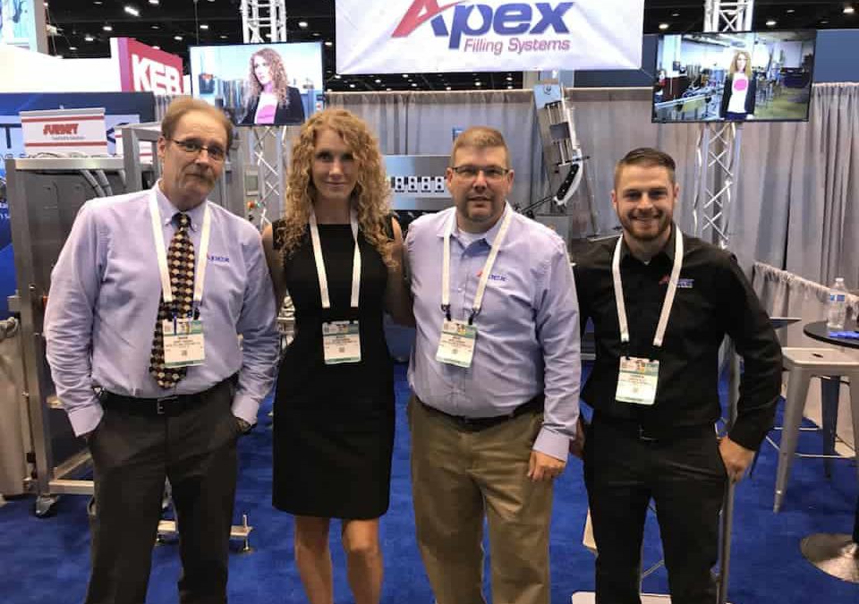 Members of the Apex family at the 2018 Pack Expo